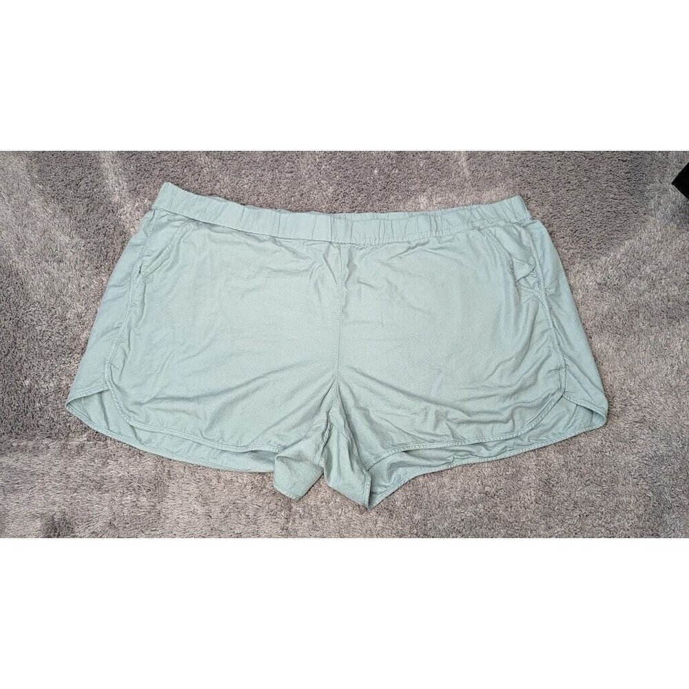 Madewell Plus Pull on Shorts Sage Green Size 4X